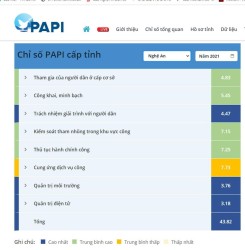 Nghệ An triển khai các giải pháp cải thiện chỉ số PAR INDEX, SIPAS và PAPI năm 2022