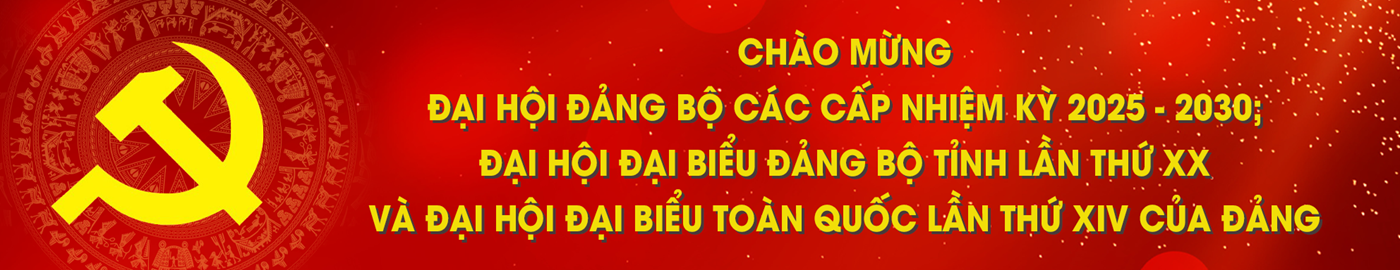 Chào mừng đại hội Đảng 2025