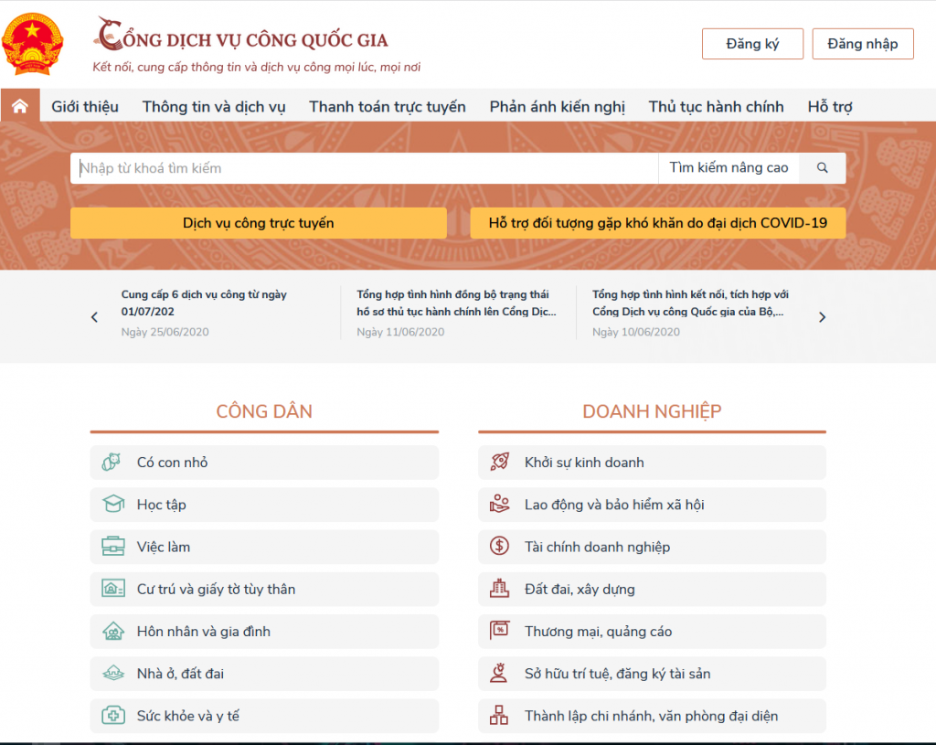 Năm 2021, tích hợp, cung cấp 55 dịch vụ công trên Cổng DVC Quốc gia